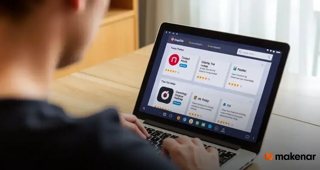 Avaliações de aplicativos populares